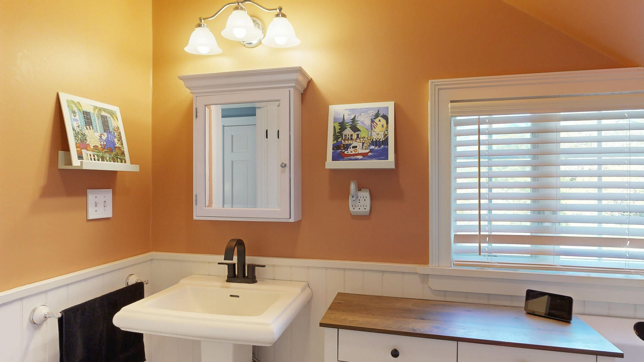 75 Court Street Belfast, ME 04915 - Photo 79 of 94 Pedestal Sink & Side Cabinet