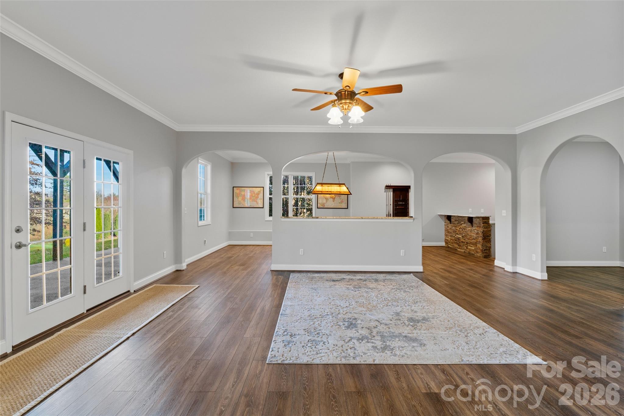 160 Fairway Falls Road Mills River, NC 28759 - Photo 29 of 43 wooden floor in an empty room with a window