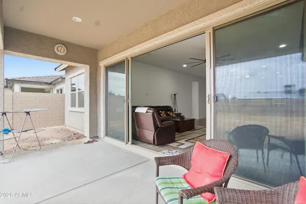 an aerial view of multiple houses