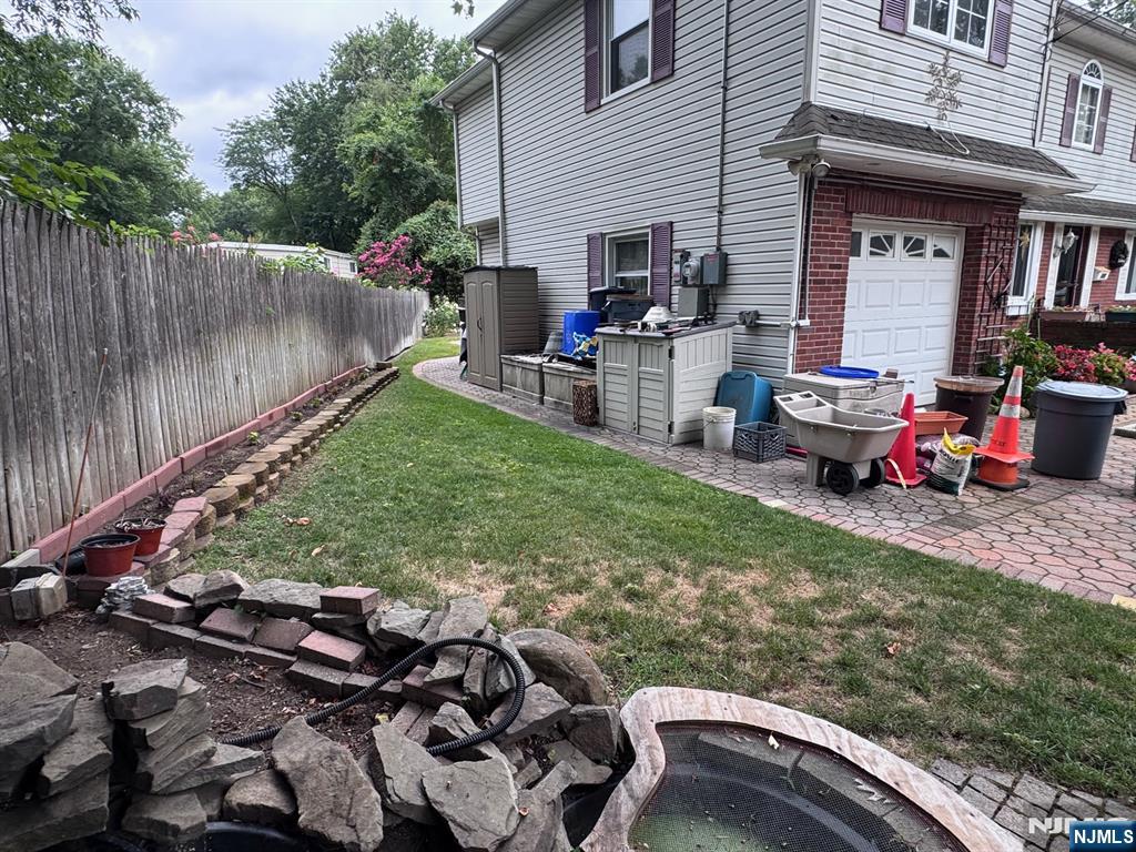 266 Hamilton Road Teaneck, NJ 07666 - Photo 22 of 27 a view of backyard with deck and outdoor seating
