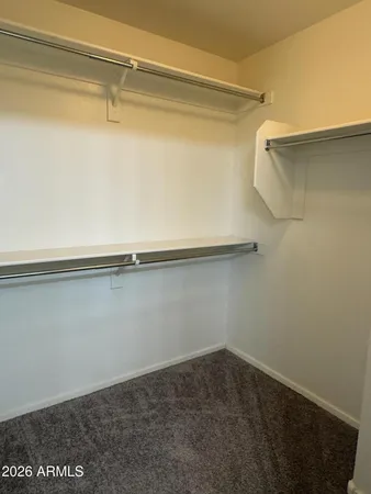 a close view of closet