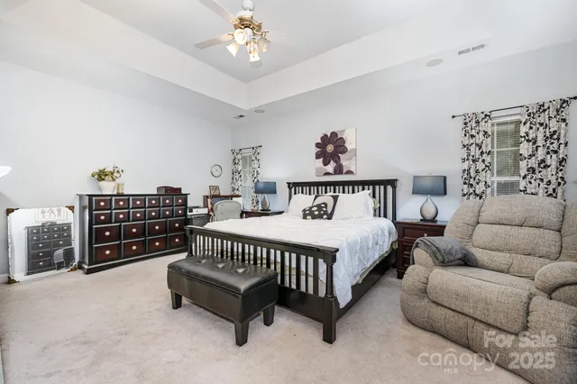 a bedroom with furniture and a couch