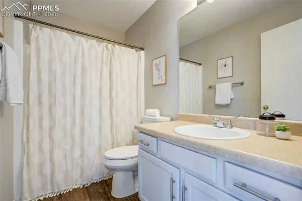 a bathroom with a toilet a sink and a mirror