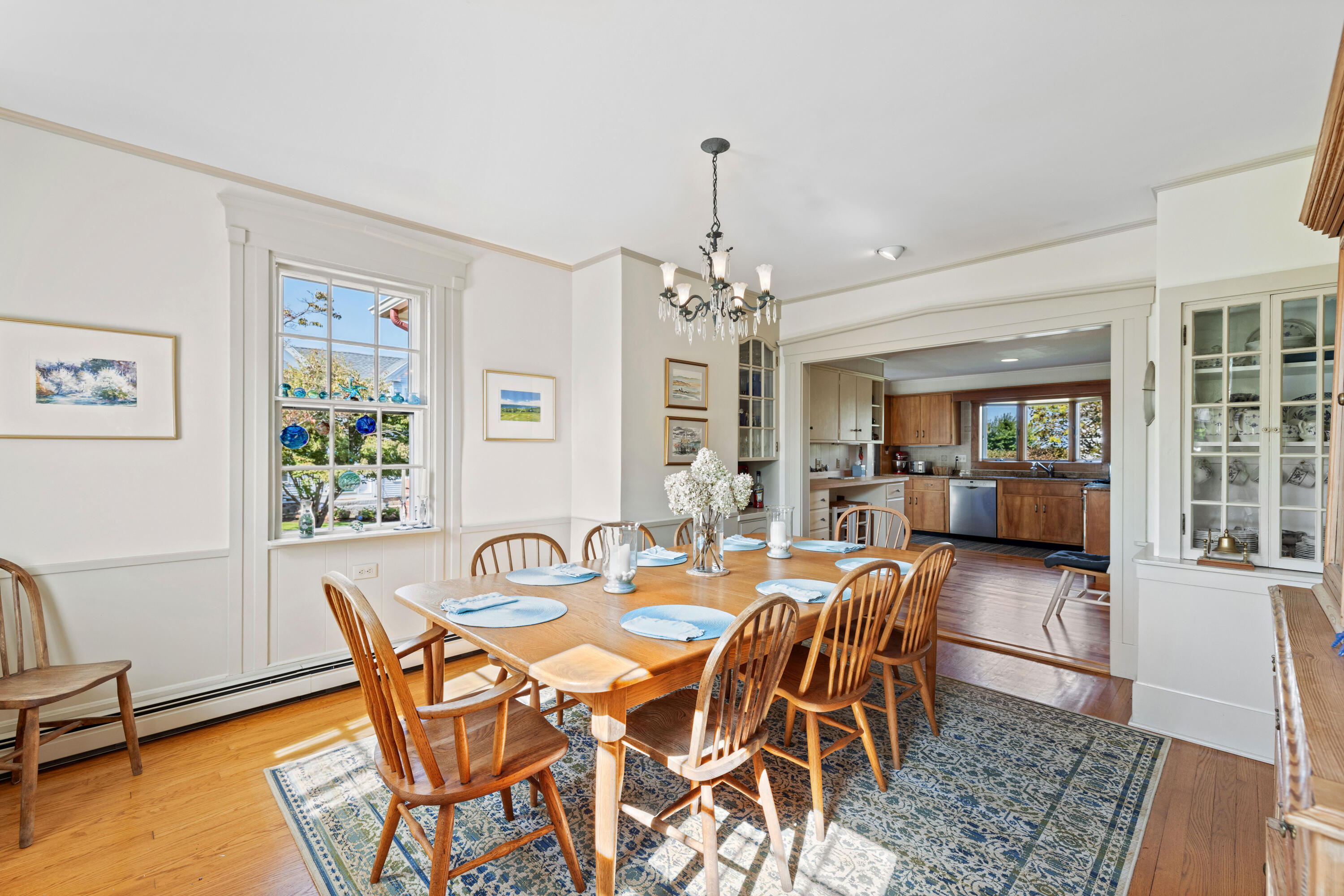78 Pier Road Kennebunkport, ME 04046 - Photo 17 of 32 Dining Room With Built-Ins