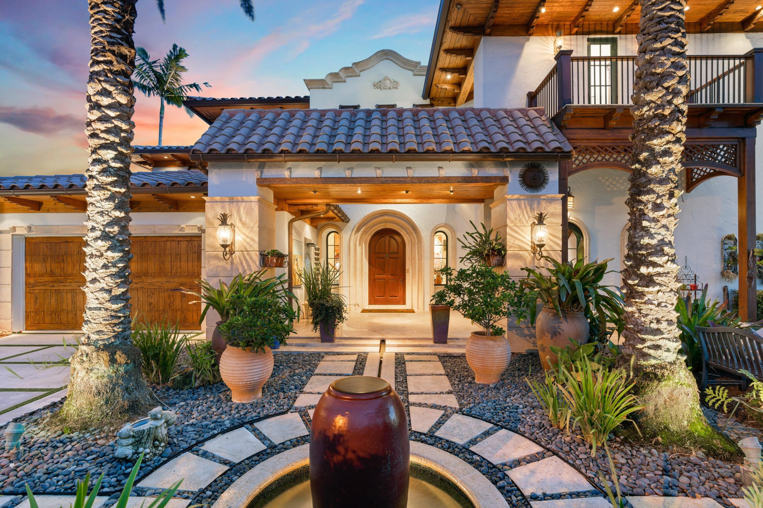 848 Coventry Street Boca Raton, FL 33487 - Photo 24 of 64 Twilight Front Entrance