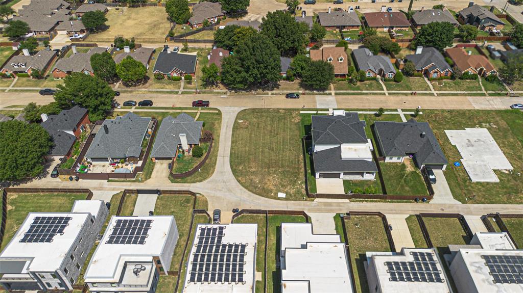 9749 Williford Trail Frisco, TX 75033 - Photo 20 of 30 an aerial view of residential houses with outdoor space and parking