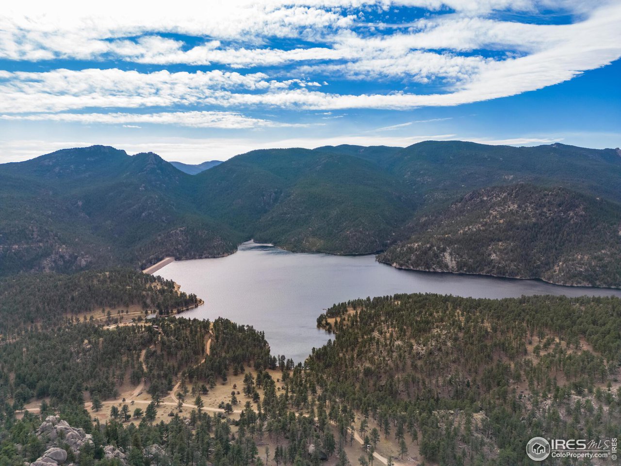 5634 Longmont Dam Road Lyons, CO 80540 - Photo 32 of 34 a view of mountain with sunset in background