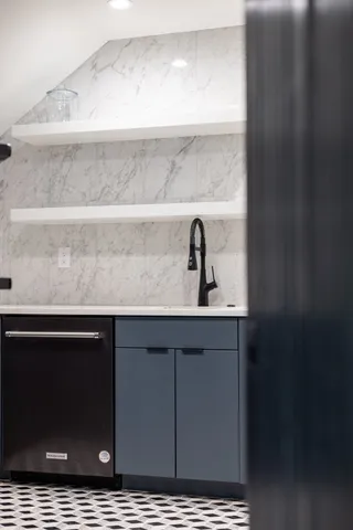 a front view of a house with garage