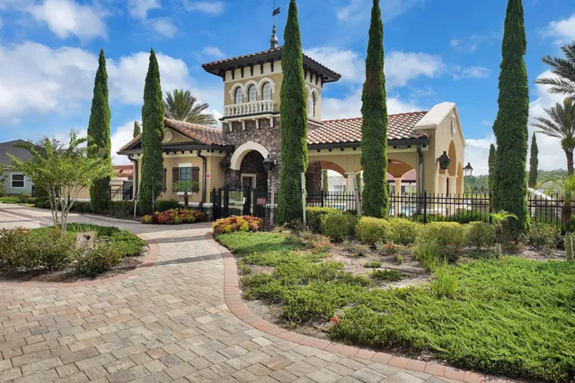 a view of swimming pool with outdoor seating