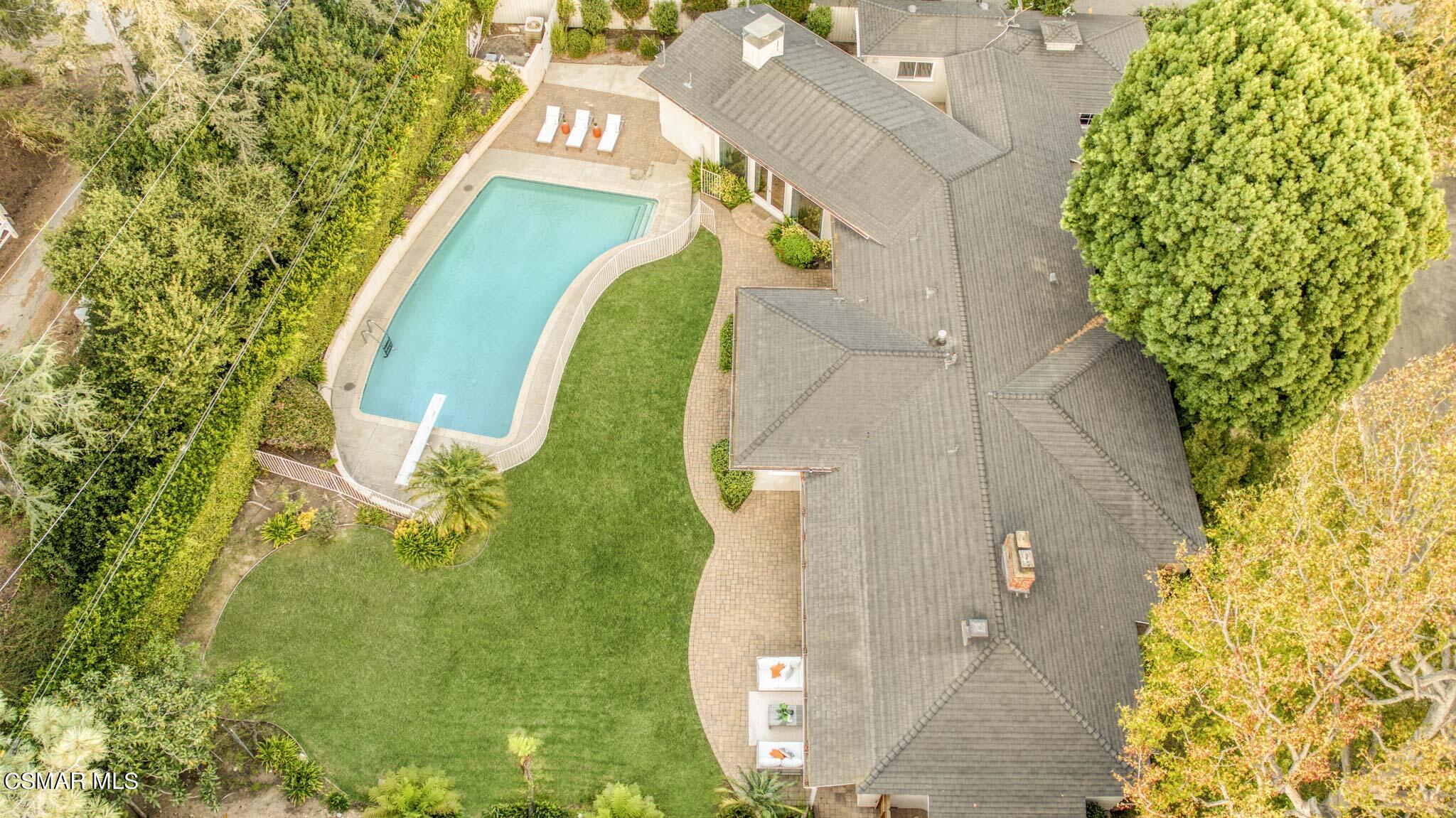 14401 Villa Woods Place Pacific Palisades, CA 90272 - Photo 34 of 46 a view of a swimming pool