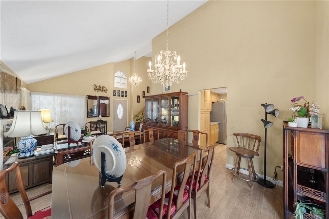 19320 Totem Court Riverside, CA 92508 - Photo 12 of 53 Dining space open to the main living area, offering excellent sightlines and a welcoming layout for gatherings.