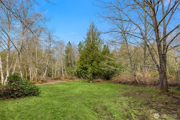 a backyard of a house
