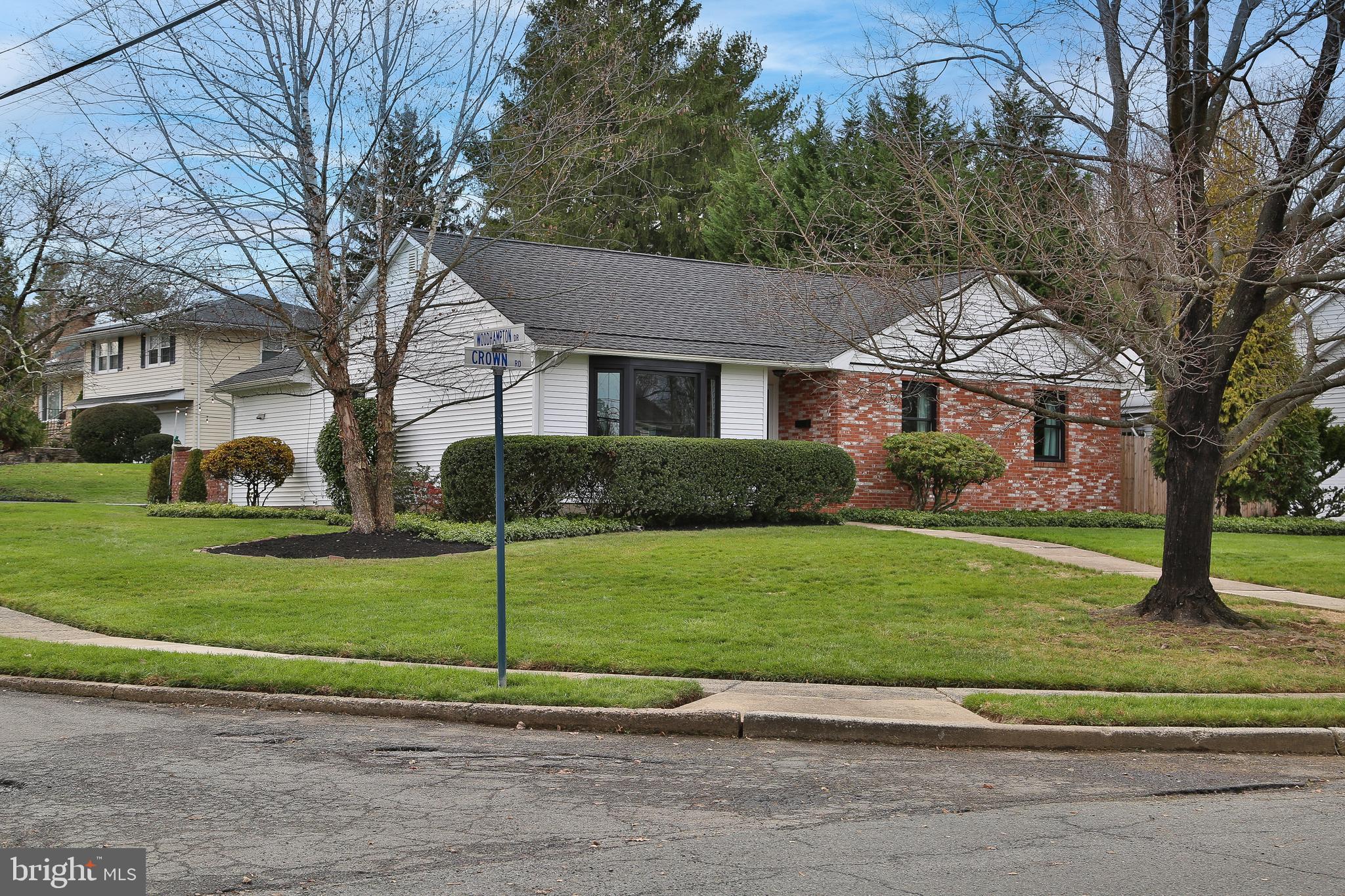 15 Crown Road Ewing, NJ 08638 - Photo 3 of 26 Front View with Corner Lot