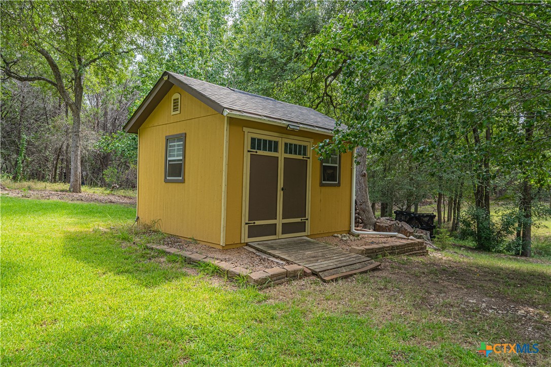 519 Long Meadow Spring Branch, TX 78070 - Photo 30 of 33 a view of backyard of house with green space