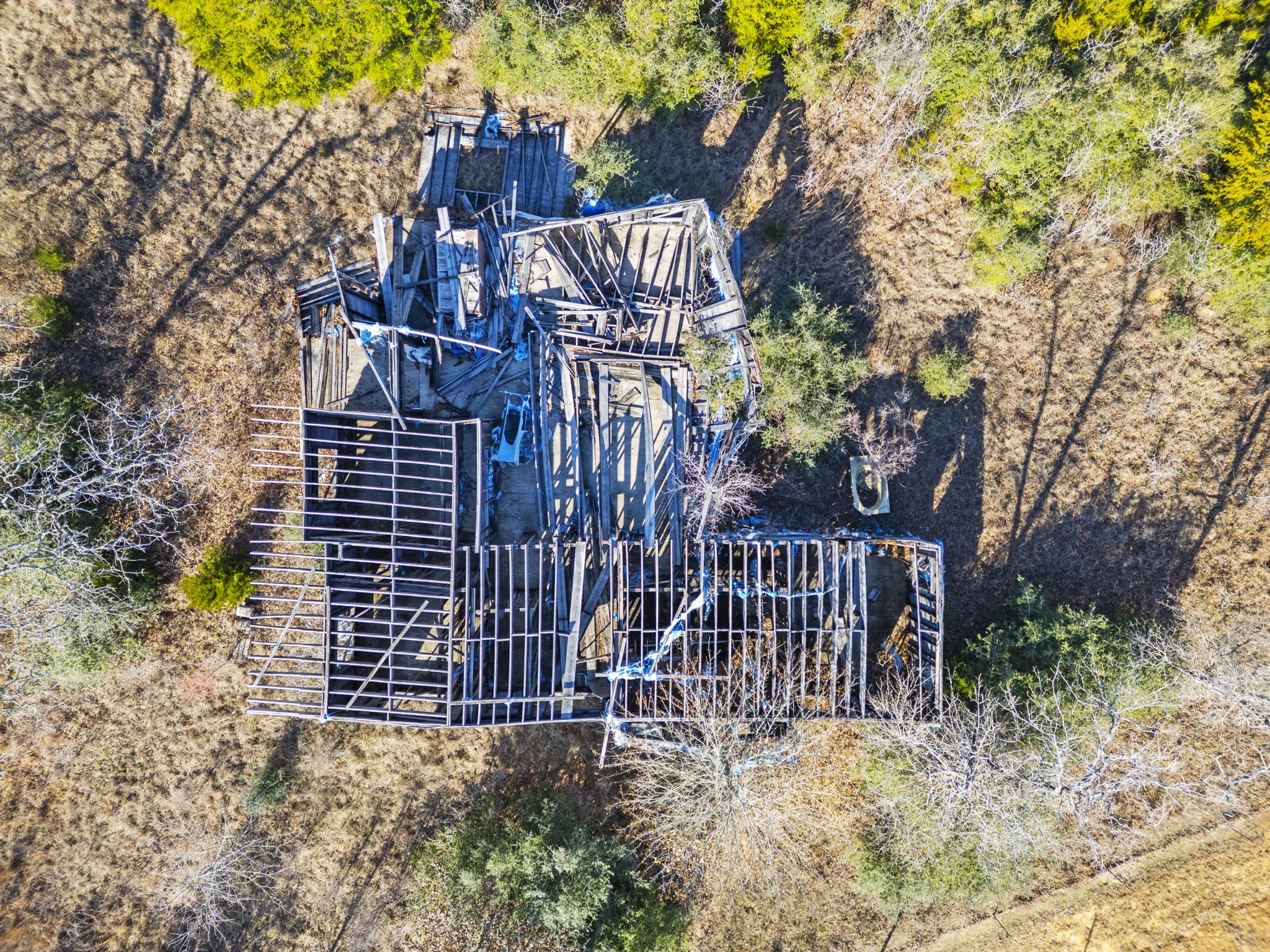 0 Starlight Path Caldwell, TX 77836 - Photo 4 of 16 a view of a house with a yard and fence