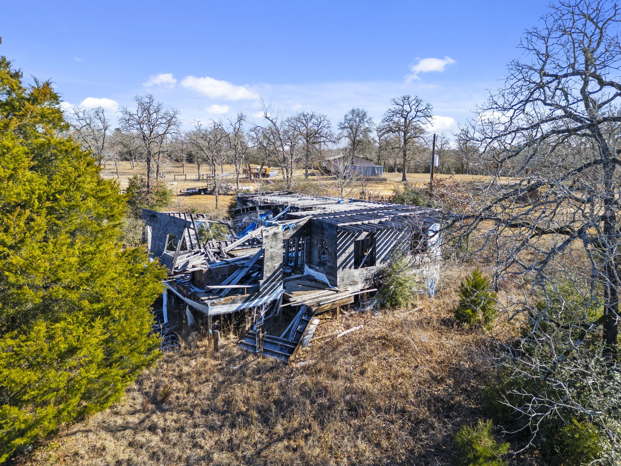 0 Starlight Path Caldwell, TX 77836 - Photo 5 of 16 a view of a yard with furniture and a yard