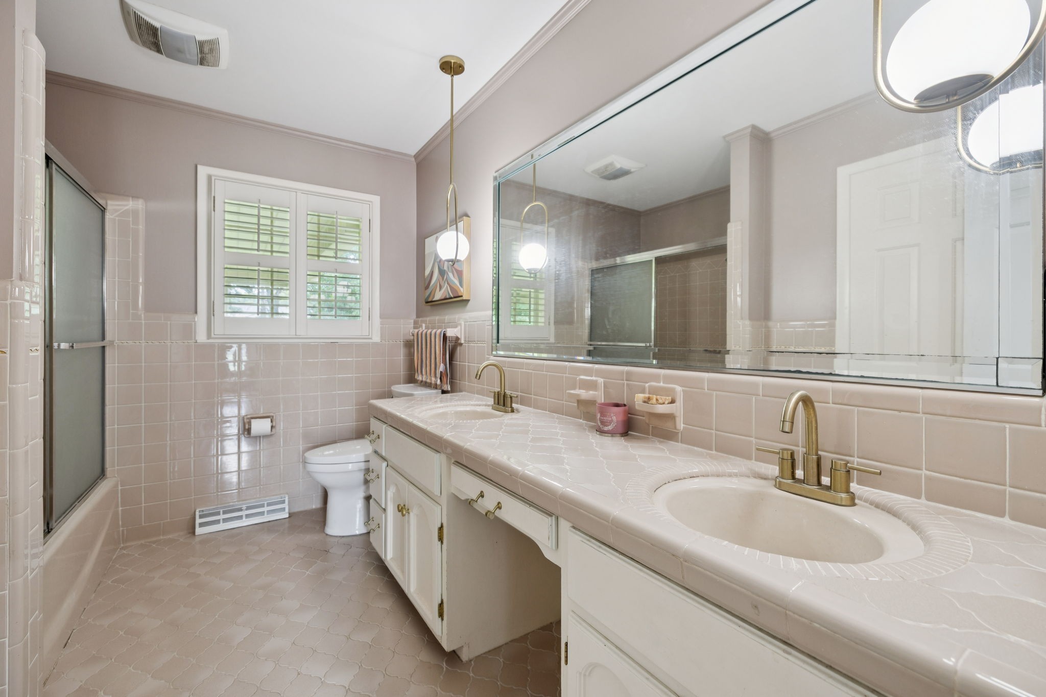 1005 Wilson Lane Pulaski, TN 38478 - Photo 41 of 71 a bathroom with a double vanity sink mirror and toilet