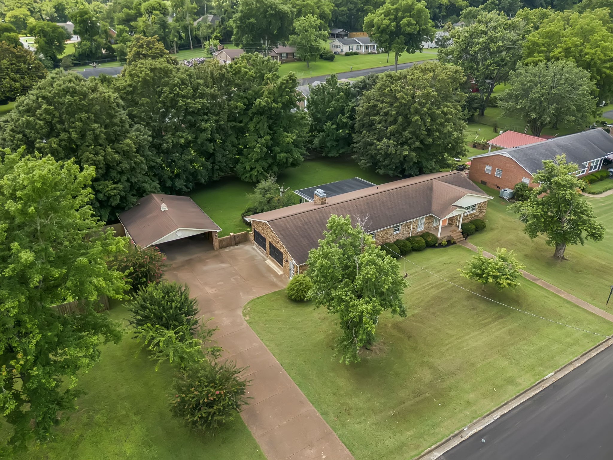 1005 Wilson Lane Pulaski, TN 38478 - Photo 57 of 71 an aerial view of a house