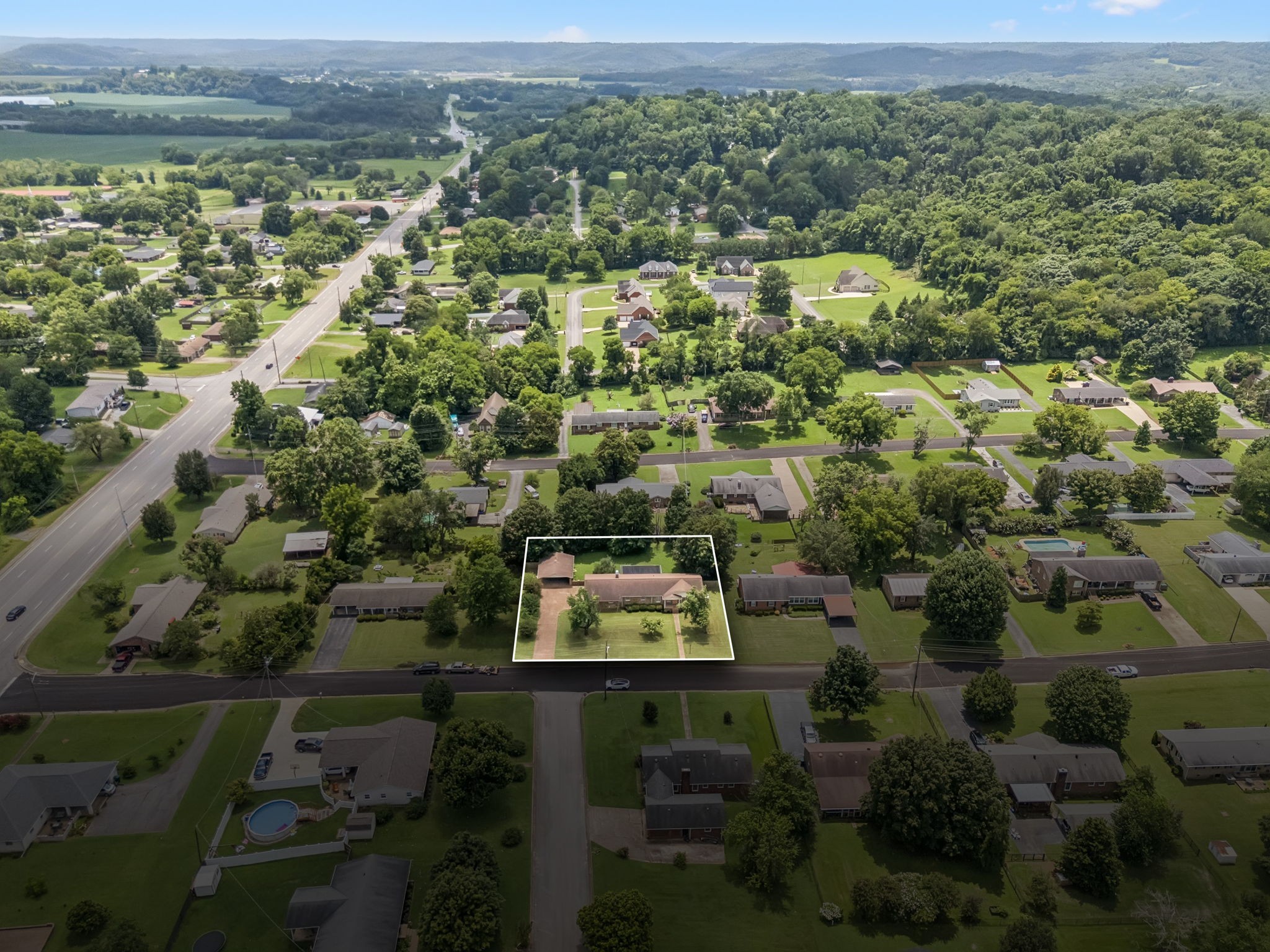 1005 Wilson Lane Pulaski, TN 38478 - Photo 64 of 71 an aerial view of residential house with outdoor space