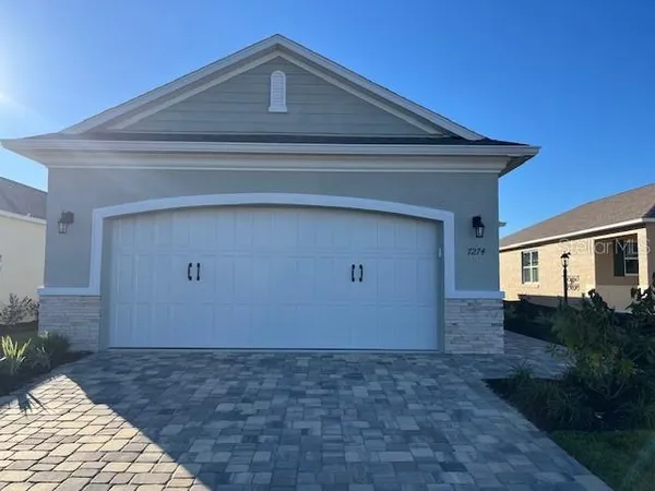 a front view of house