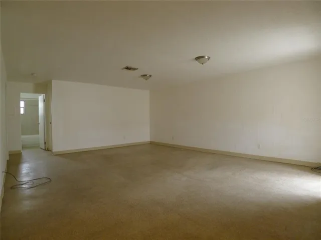 a view of empty room