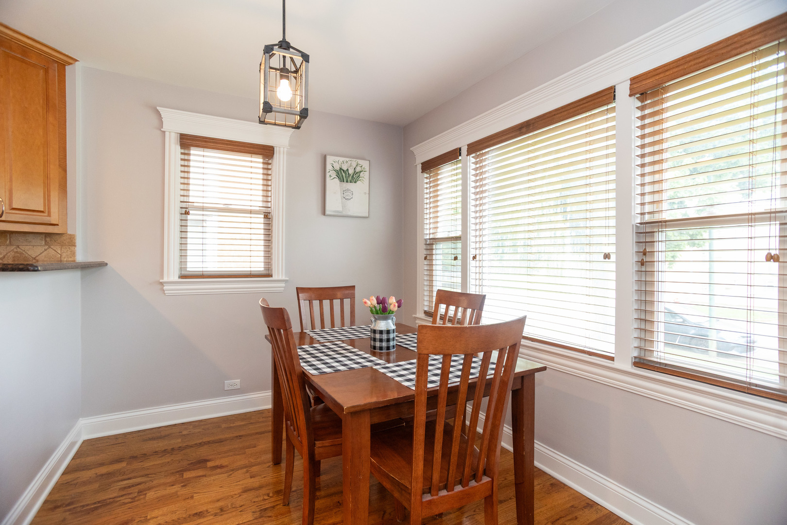 5328 North Rutherford Avenue Chicago, IL 60656 - Photo 12 of 40 a view of a dining room with furniture and windows