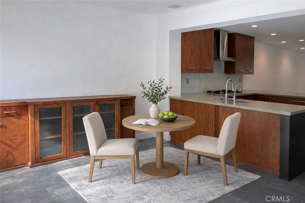 4 Del Rey, Unit 19 Irvine, CA 92612 - Photo 12 of 25 AI GENERATED STAGED FOR EAT IN KITCHEN AREA!