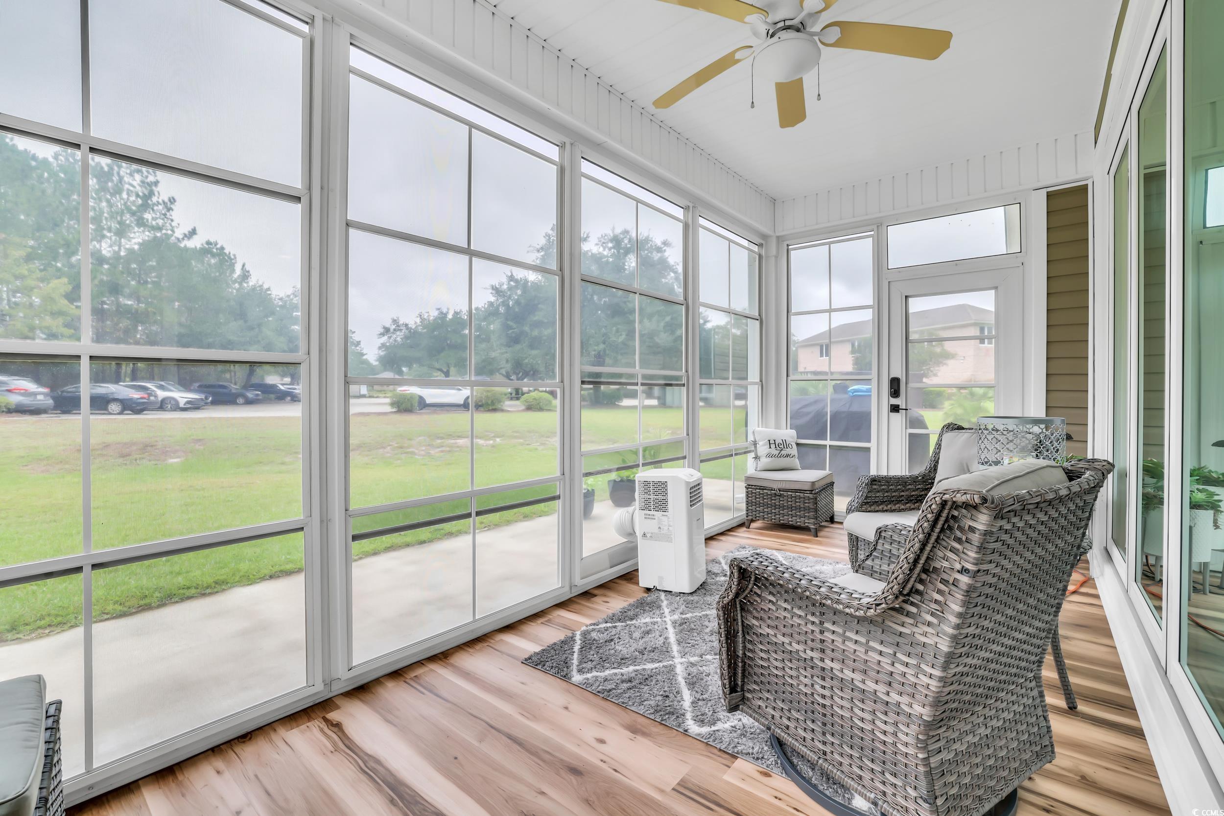 1705 Brookshade Court Conway, SC 29526 - Photo 31 of 40 Sunroom / solarium with a ceiling fan