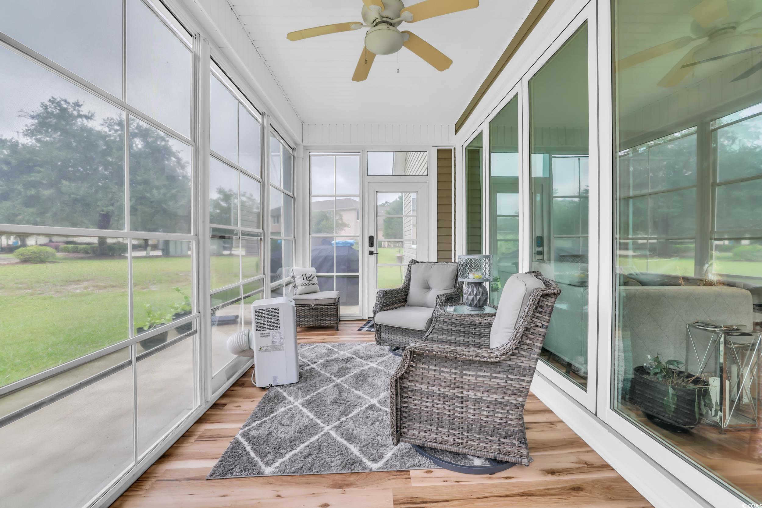 1705 Brookshade Court Conway, SC 29526 - Photo 32 of 40 Sunroom with ceiling fan