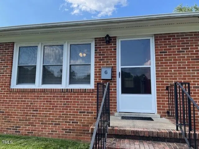 a view of front door