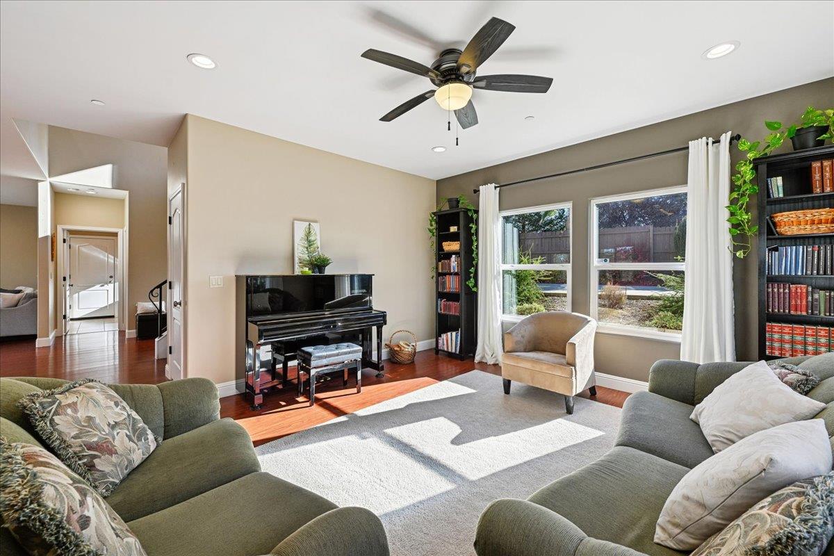 21895 One Fine Place Colfax, CA 95713 - Photo 15 of 82 a living room with furniture a rug and a large window