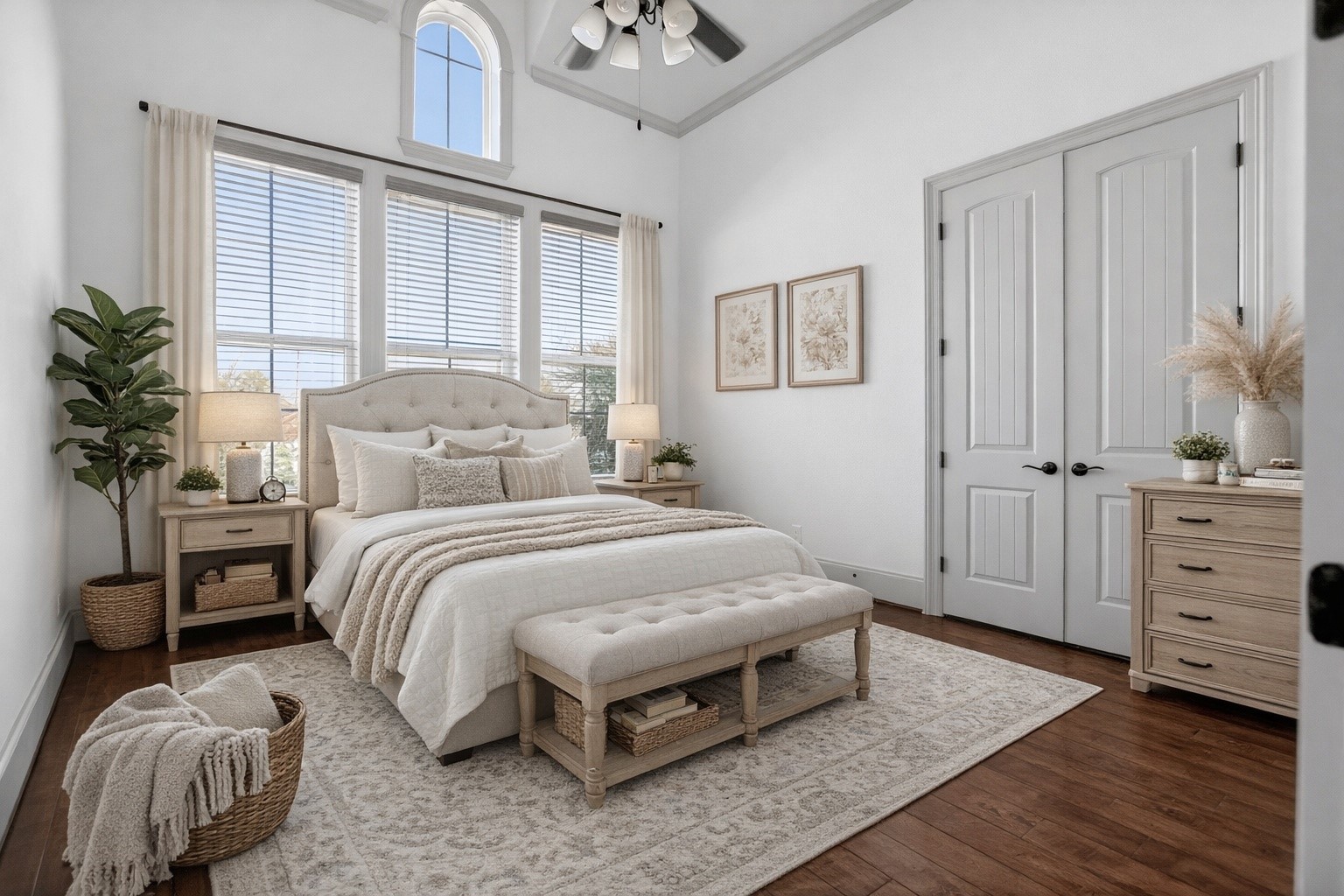 12349 Tramonto Conroe, TX 77304 - Photo 27 of 50 a bedroom with a bed and a window