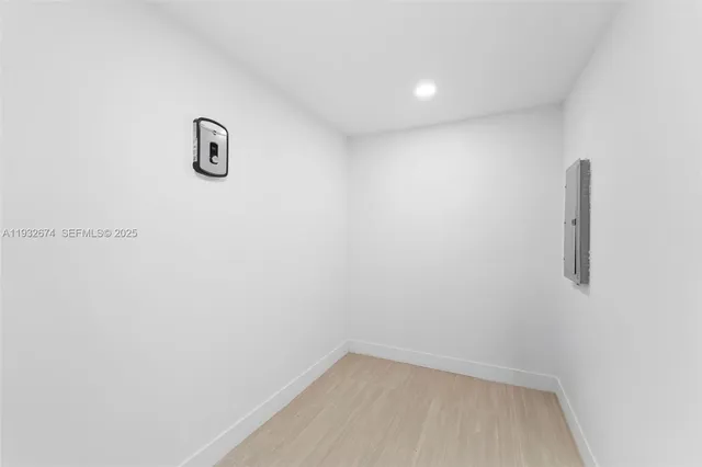 a view of a room with a shower