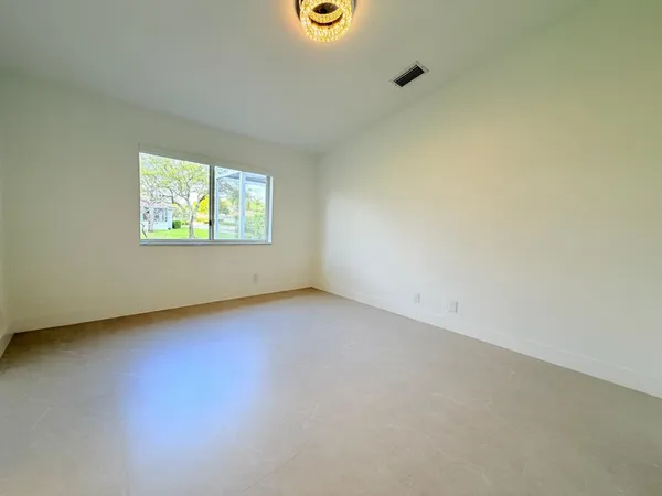 a view of an empty room