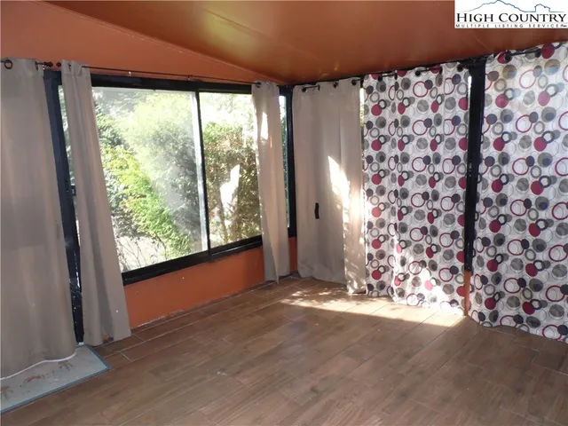 a backyard of a house