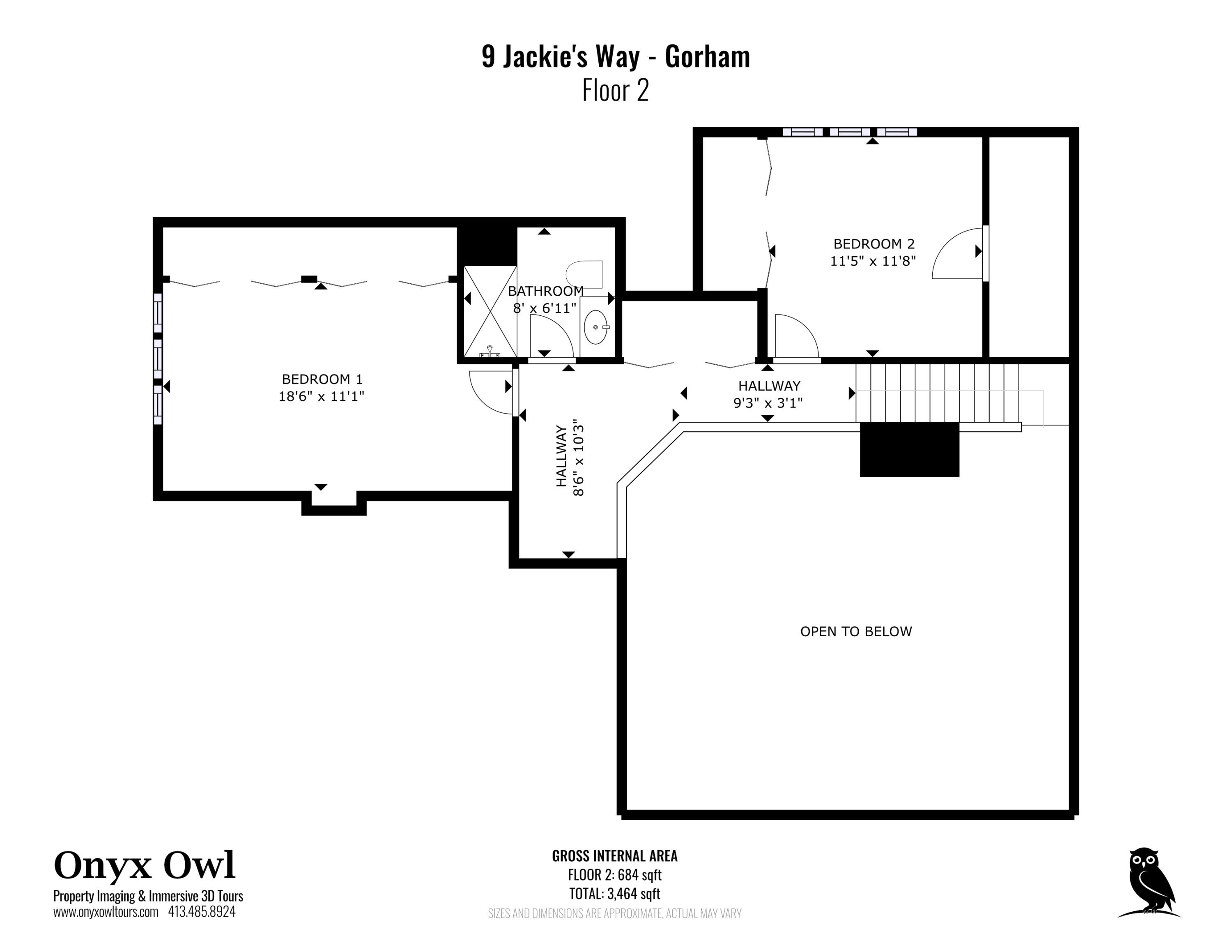 9 Jackie's Way Gorham, ME 04038 - Photo 21 of 24 1-9JackiesWay-Gorham_FloorPlans-Floor2