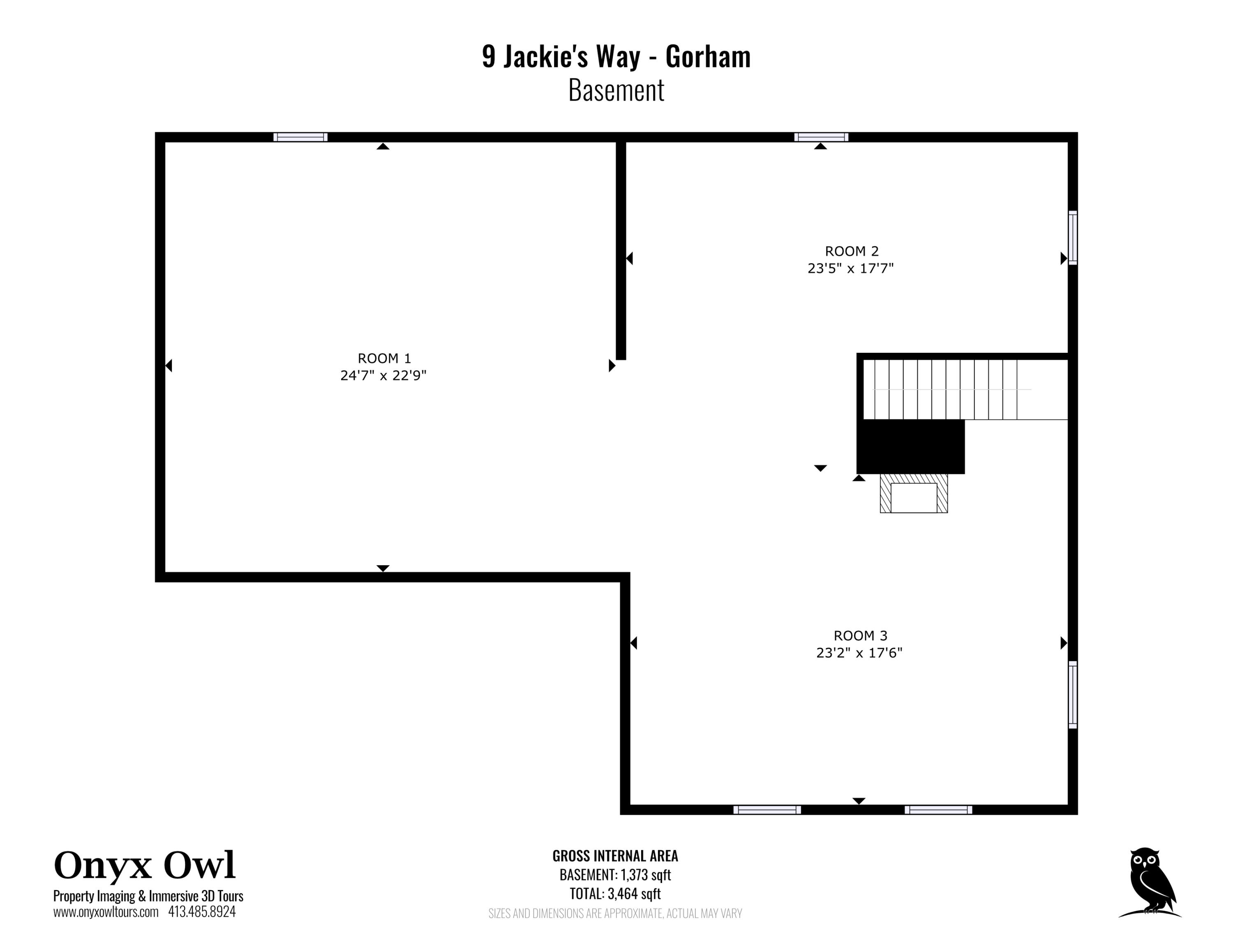 9 Jackie's Way Gorham, ME 04038 - Photo 22 of 24 2-9JackiesWay-Gorham_FloorPlans-Basement