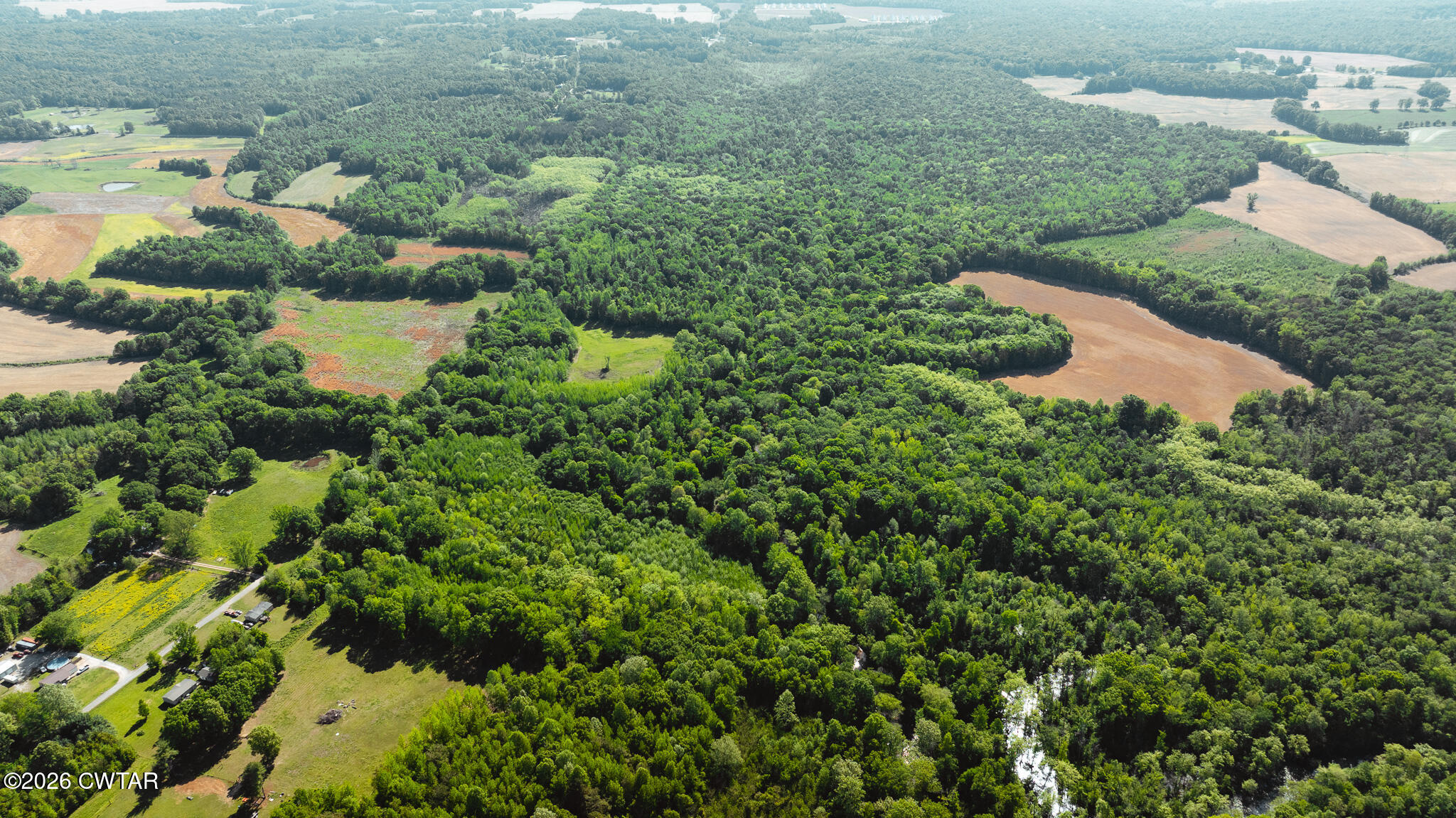 0 Beech Bluff Road Beech Bluff, TN 38313 - Photo 45 of 59 an aerial view of residential house with outdoor space and trees all around