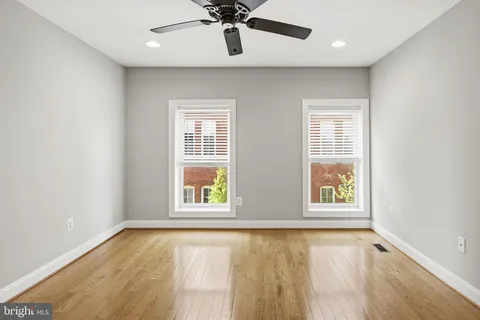 wooden floor in an empty room