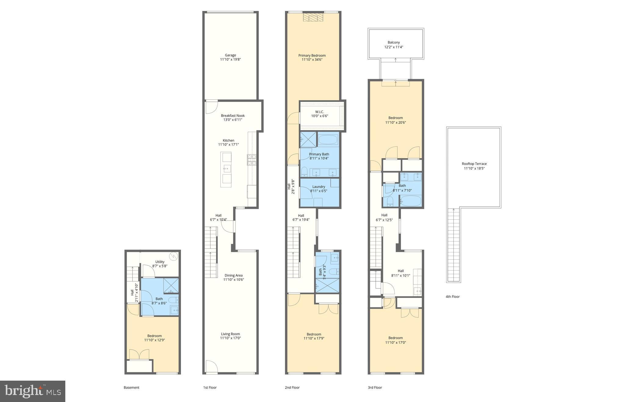 1131 William Street Baltimore, MD 21230 - Photo 40 of 40 Full Floor Plans