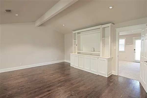 wooden floor in an empty room with wooden floor