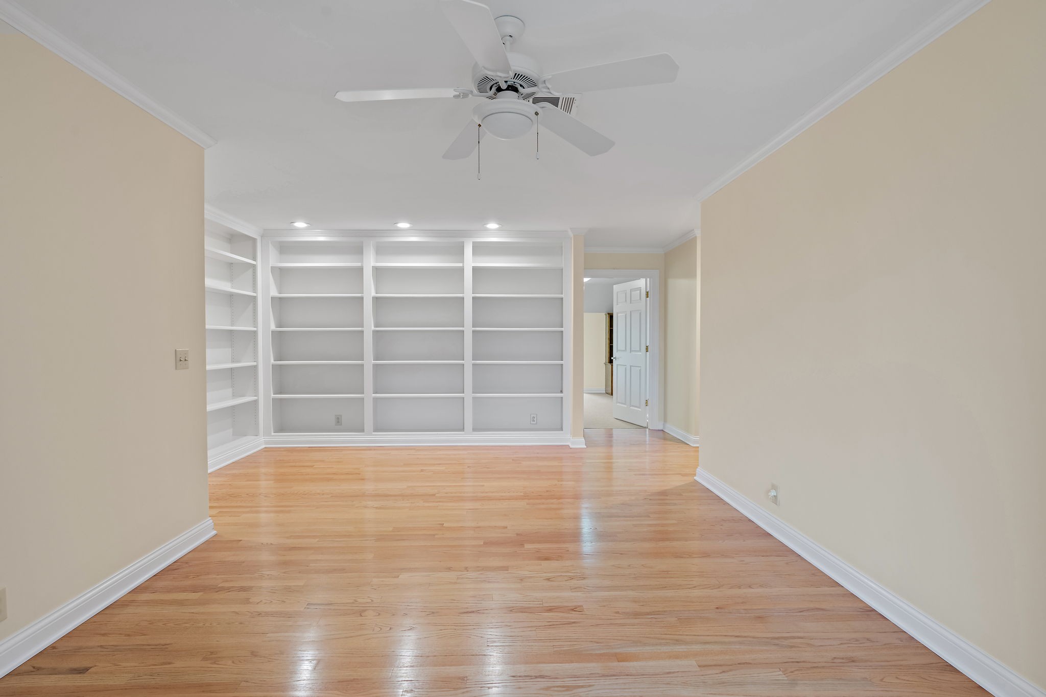 303 Middlefield Lane Lascassas, TN 37085 - Photo 30 of 49 a view of an empty room with a window and wooden floor