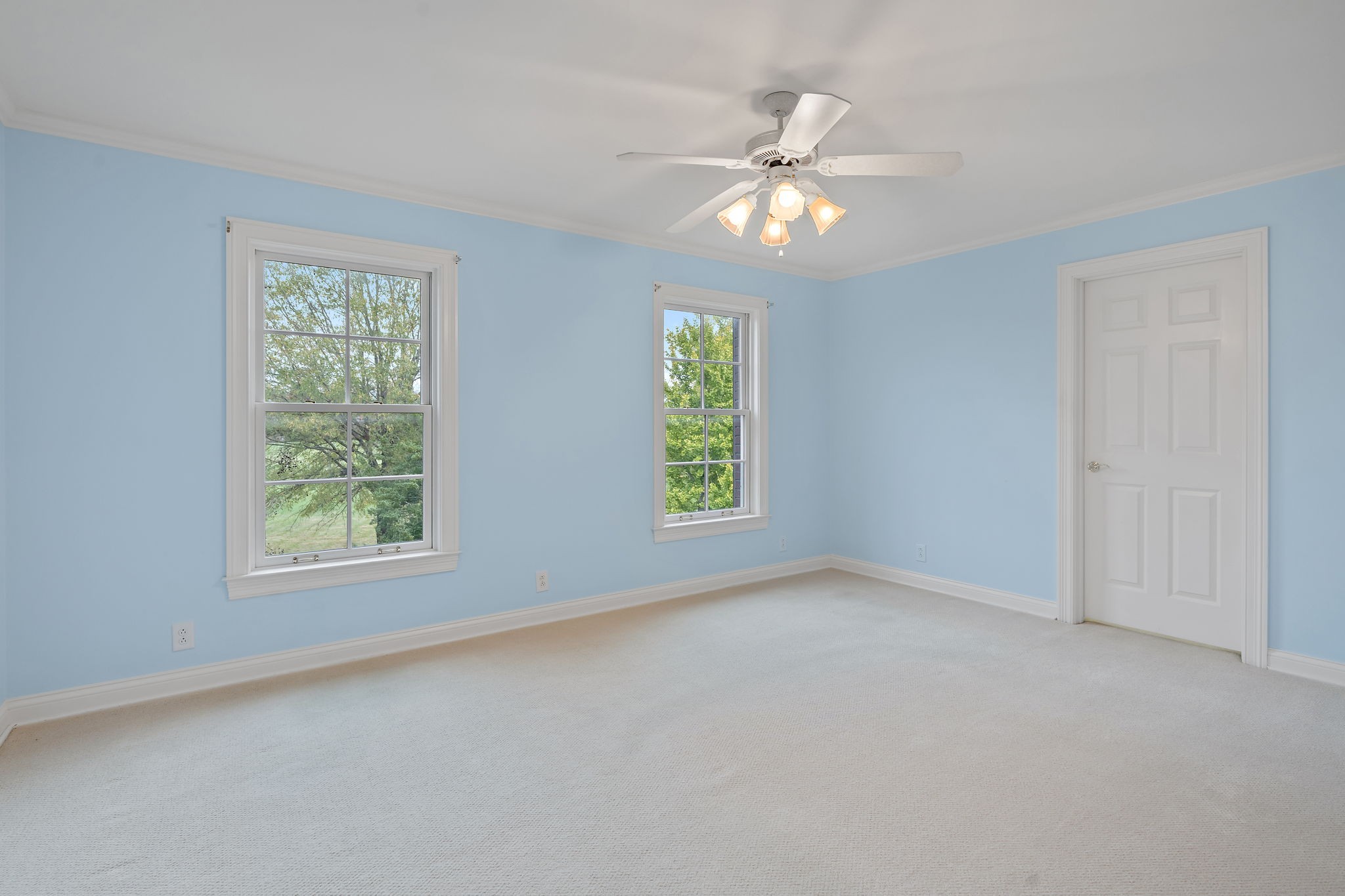 303 Middlefield Lane Lascassas, TN 37085 - Photo 31 of 49 an empty room with windows and fan