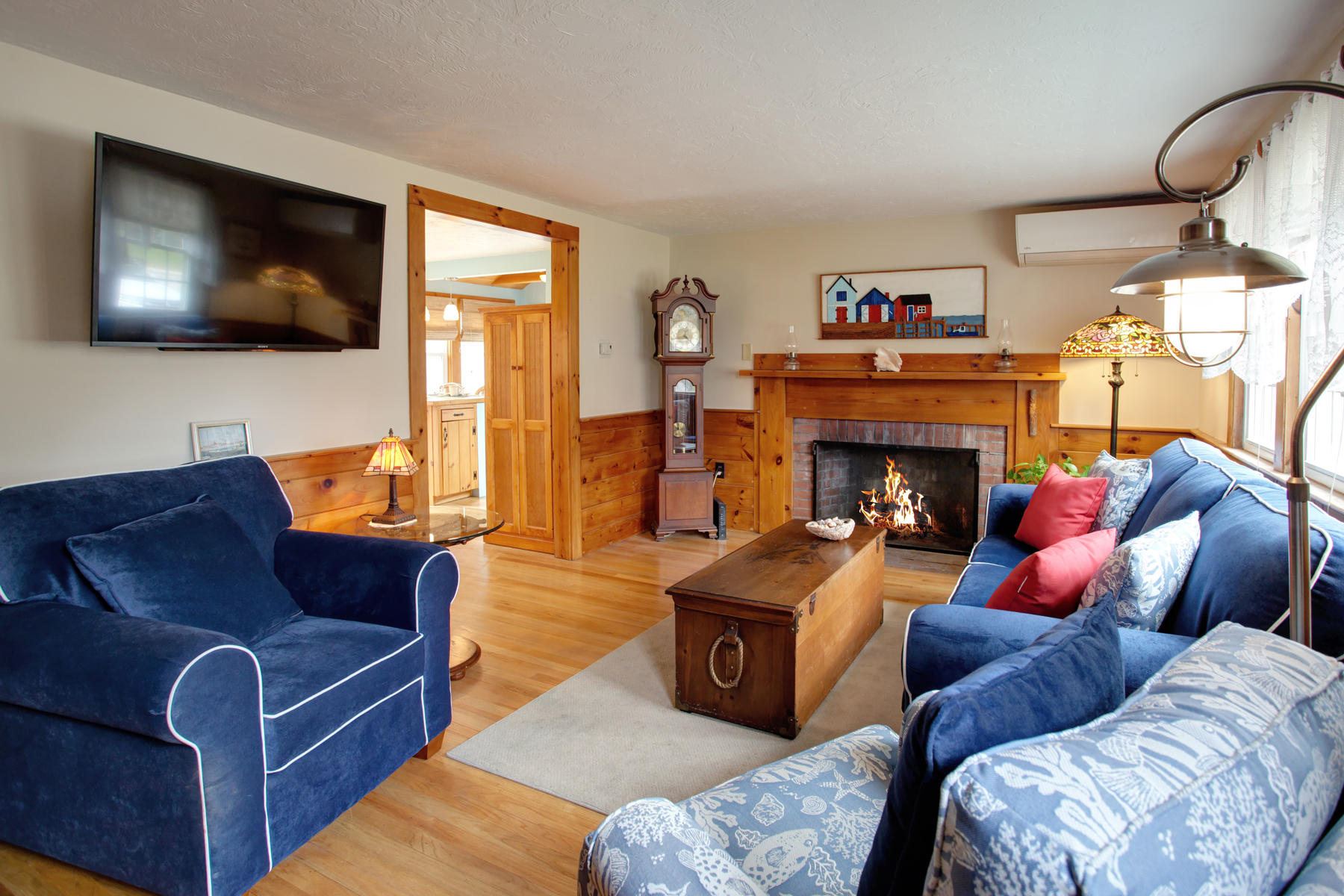 21 Naushon Road Dennis Port, MA 02639 - Photo 5 of 27 a living room with furniture and a flat screen tv
