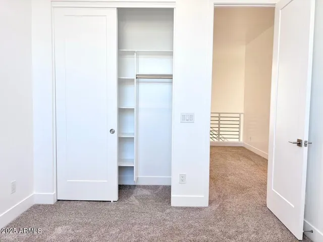 a view of closet area