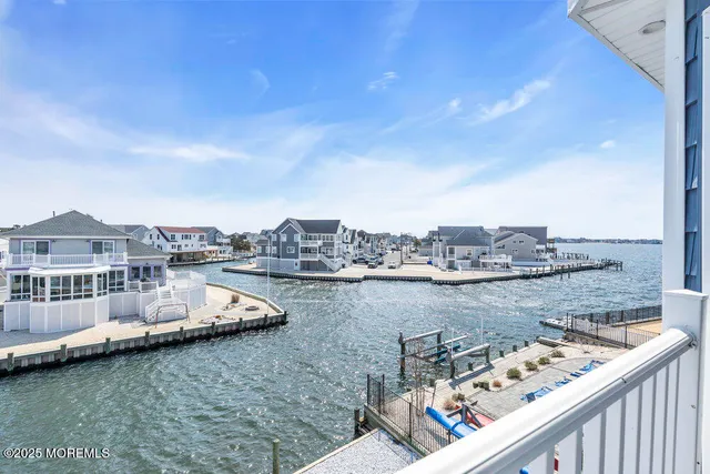 a view of a lake with a mountain
