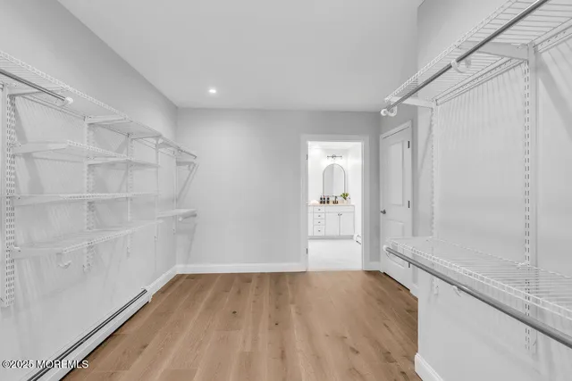 a view of a lake with a mountain