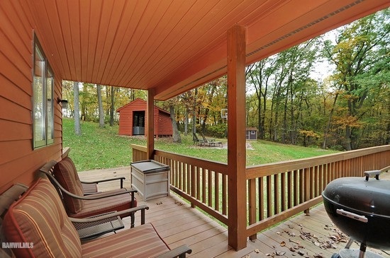 3630 South Massbach Road Stockton, IL 61085 - Photo 21 of 25 a view of a two chairs in the deck