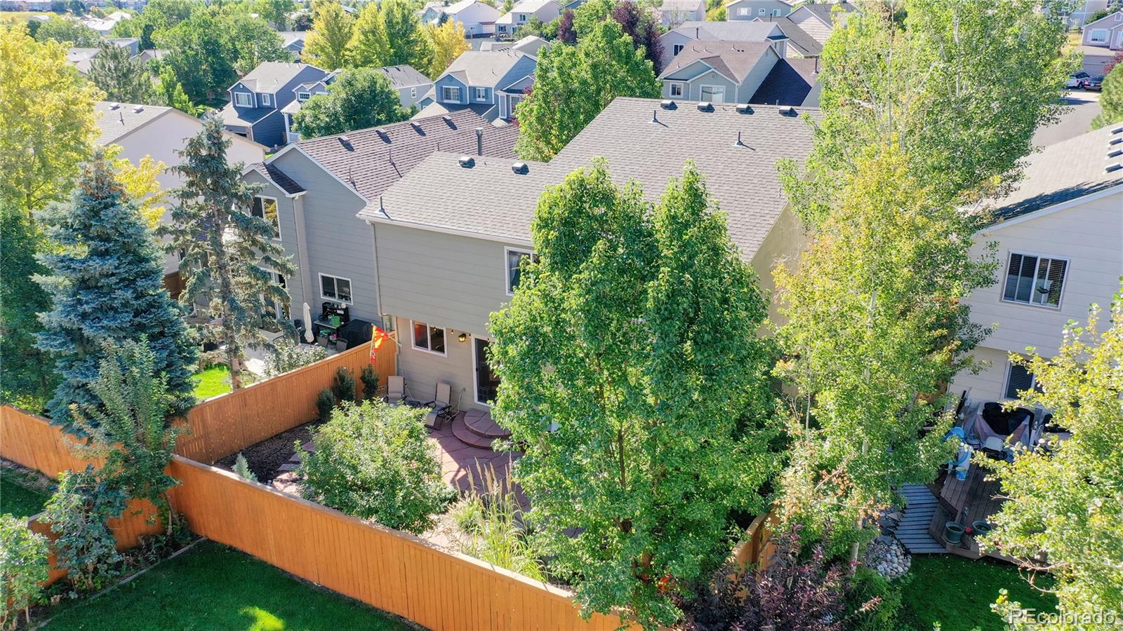 4841 Tarcoola Lane Highlands Ranch, CO 80130 - Photo 30 of 39 an aerial view of a house