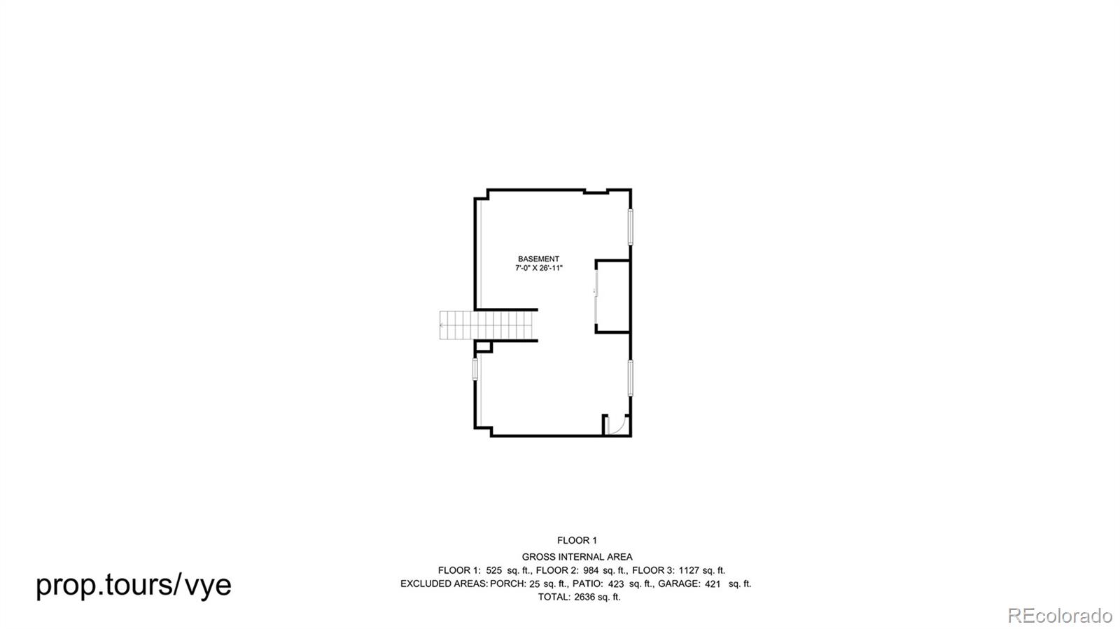 4841 Tarcoola Lane Highlands Ranch, CO 80130 - Photo 36 of 39 a picture of a room with a floor plan